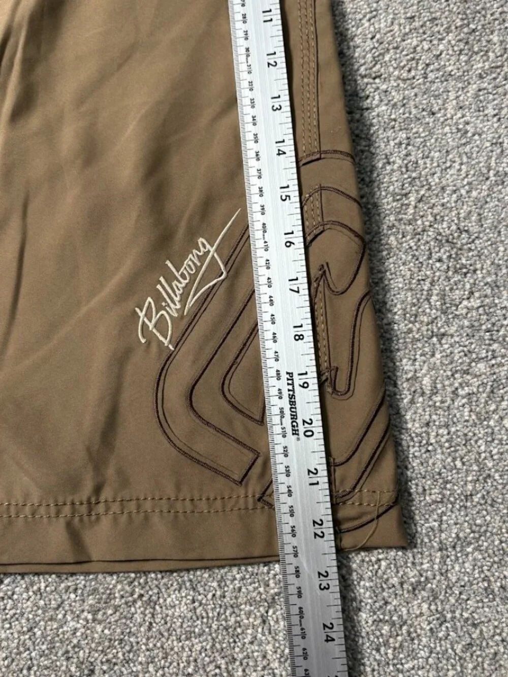 New Vintage Y2K Brown Billabong Men’s Size 36 Board Shorts Surf Swim Trunks